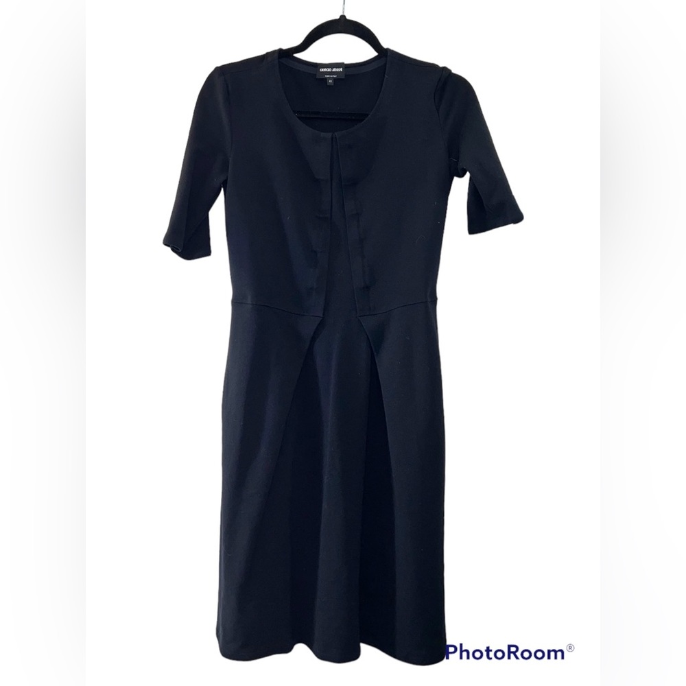 Giorgio Armani Couture black dress Size 42